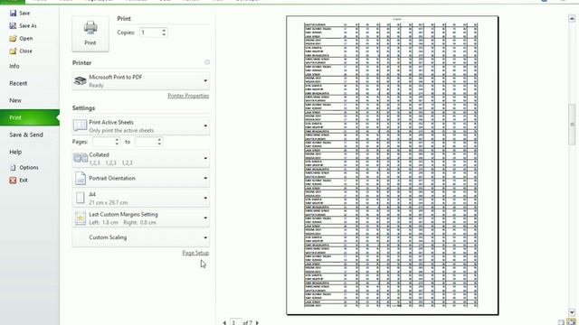 MS Excel Print Page Setup & Print Data Tips | Excel Print Tutorial | Computer Page Printer Settings смотреть онлайн