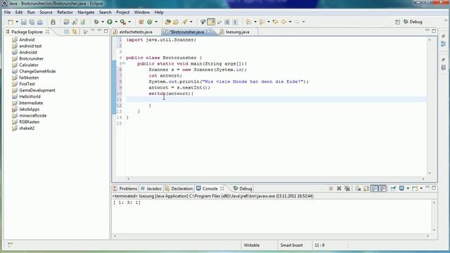 Java Tutorial 19 - Switch (Reloaded?) смотреть онлайн