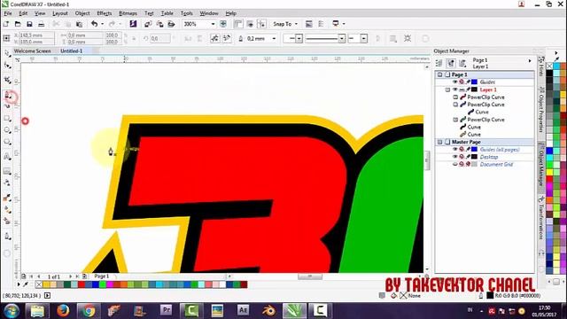 Cara Membuat No Start Racing Dengan Corel Draw 305 by takevektor смотреть онлайн