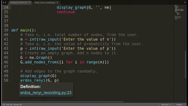 Implementing a Random Graph (Erdos- Renyi Model)-2 смотреть онлайн