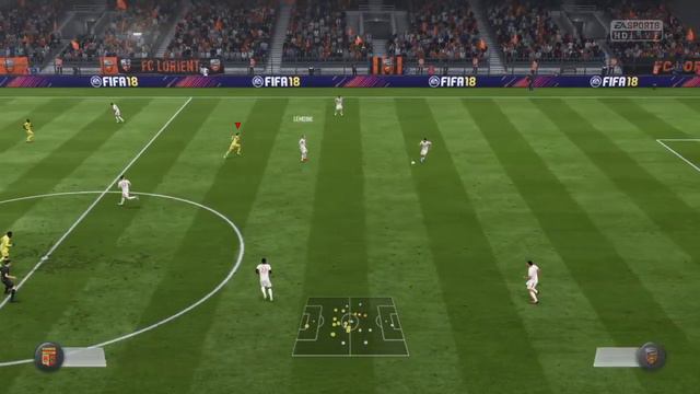 Лорьян - Кевийи Руан 35 тур 1 лиги Франции по футболу FIFA 18 PS4 смотреть онлайн