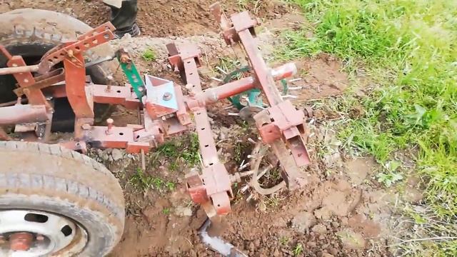 Первая обработка картофеля ёжиками. смотреть онлайн