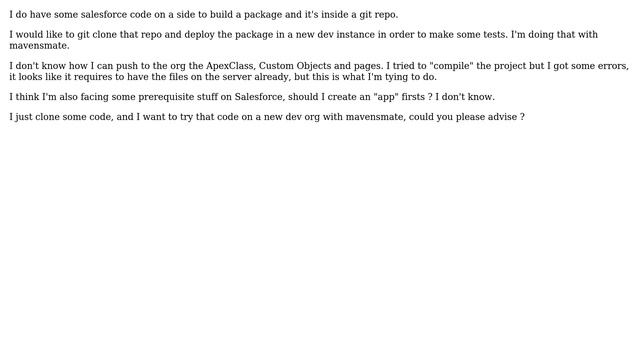 Salesforce: Create new app from existing code in git смотреть онлайн