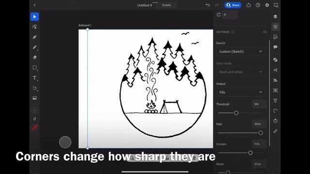 How to use Vectorize on Adobe Illustrator 2022 | For iPad | смотреть онлайн