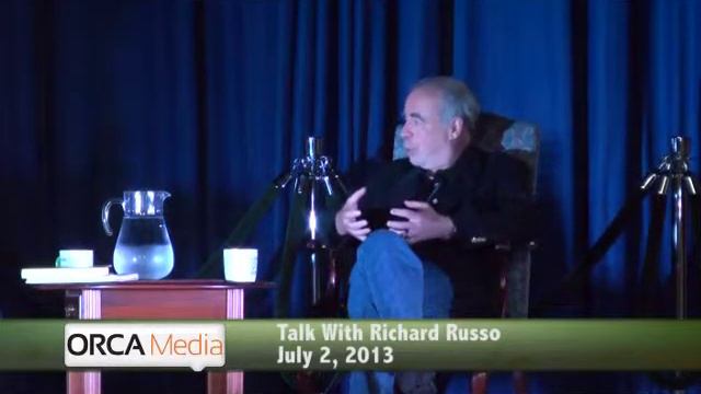 Award-winning author Richard Russo and VCFA President Tom Greene in conversation смотреть онлайн