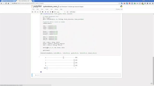 JUPYTER / Drawing Classic Mario Pixel смотреть онлайн
