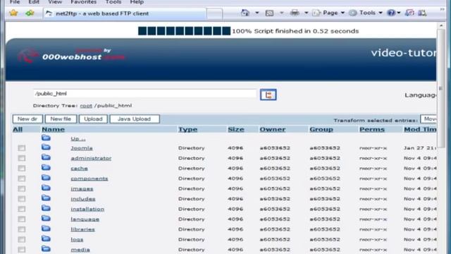 Installing Joomla on 000webhost part 04 смотреть онлайн