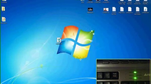 Cкрипт мерцание vbs Caps Lock Num Lock Автоматизация script flicker