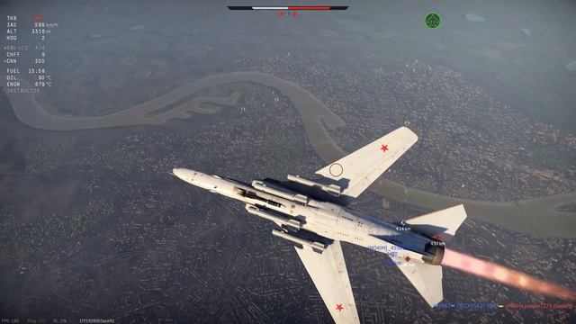 TV Guided Bombs vs SPAA | MiG-27M Jet Fighter Bomber (War Thunder) смотреть онлайн