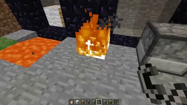 Портал в ад БЕЗ зажигалки Minecraft смотреть онлайн