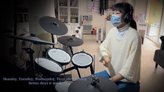 每分每秒都瘋狂愛你「Seven」-Jung Kook / Lyrics Video ｜ drumcover 爵士鼓#一鏡到底 #drumcover #seven #jungkook смотреть онлайн