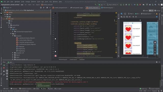 Android Studio. Vertical ScrollView смотреть онлайн