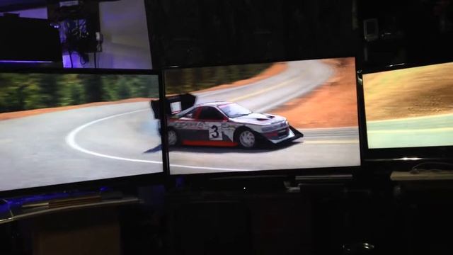 DiRT Rally - triple monitors - 55" 60" & 40" смотреть онлайн