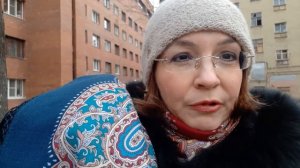 Влог Санкт-Петербург Павловопосадский платок "Морская царевна" 135×135 Новинка?