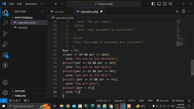 Php Tutorials | Nested if and Switch Statement in php смотреть онлайн