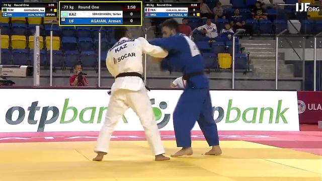 73 8 AGAIAN, Armen IJF Waza Ari * Grand Slam Ulaanbaatar 2022 смотреть онлайн
