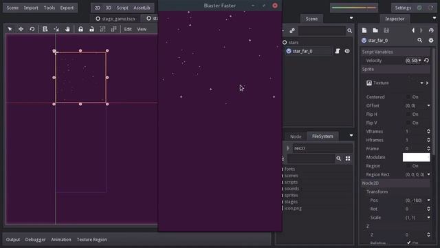 Make a Space Shooter Game in Godot - Stars (E04) смотреть онлайн