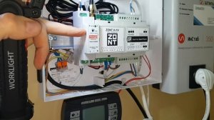 Котёл BAXI LUNA 3 COMFORT и термостат ZONT H-1 V . Подключение выносной панели. #zont #baxi
