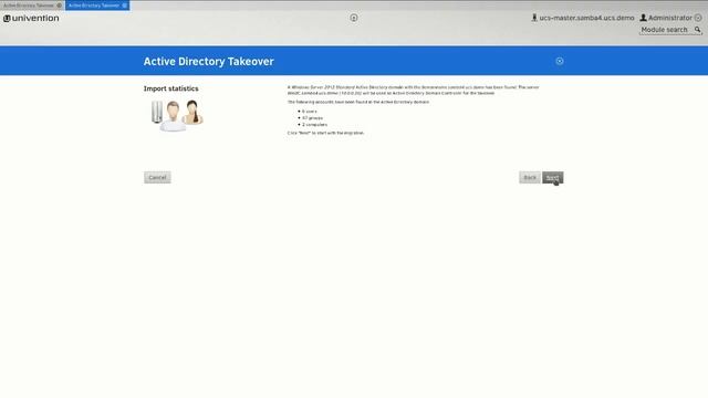 Migration of a Windows AD Domain to a UCS Samba Domain смотреть онлайн