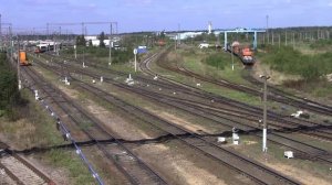 Сортировочная станция Бекасово [Timelapse]