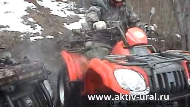 Покорение горы "Волчиха" на квадроциклах смотреть онлайн