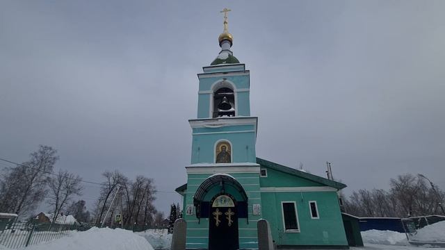 ЭЗ-10 Первый будничный звон, с. Карамышево, храм Иоанна Кронштадтского смотреть онлайн