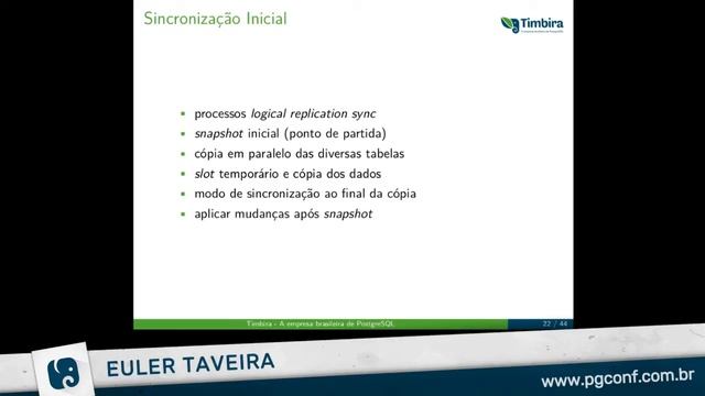 PGConf.Brasil - Replicação Lógica no PostgreSQL 10, com Euler Taveira смотреть онлайн