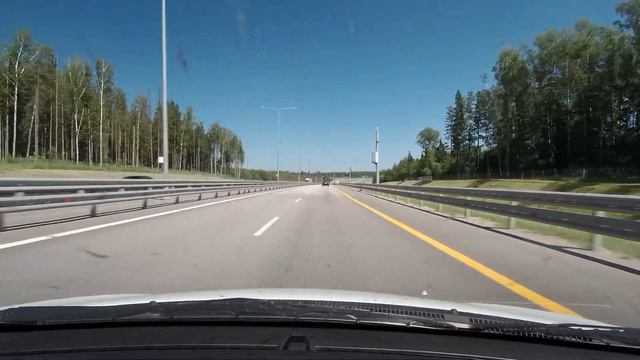 Поездка из СПб на юг в 2021 году. Часть 04. М-11 Московская область до Москвы (ускорение в 4 раза) смотреть онлайн
