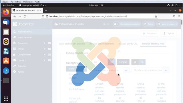 JOOMLA 4.0.3 Instalar editor JCE смотреть онлайн