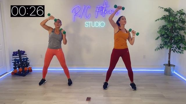 20-MINUTE FULL BODY SCULPTING WORKOUT / LOW-IMPACT / LIGHT WEIGHTS / COMPLETE BODY TONING смотреть онлайн
