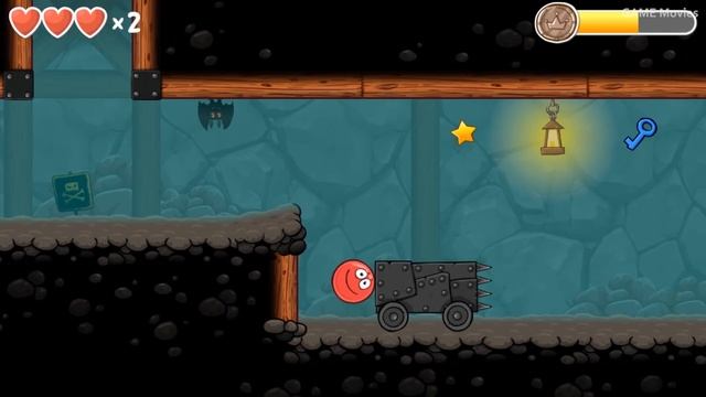 Красный Шарик и Подземные Ходы! ИГРА Red Ball 4 смотреть онлайн