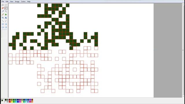 Java Robot draws QR Code in MS Paint смотреть онлайн