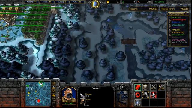 WarCraft 3 Farmer vs Hunter #464 смотреть онлайн