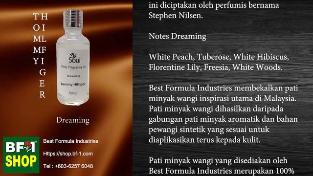 Pati Minyak Wangi Tommy Hilfiger Dreaming