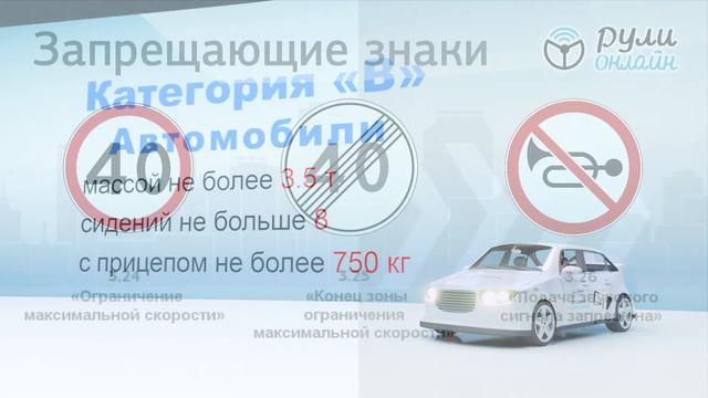 Урок 3.3 Запрещающие знаки (изменения от 01.03.2023) смотреть онлайн