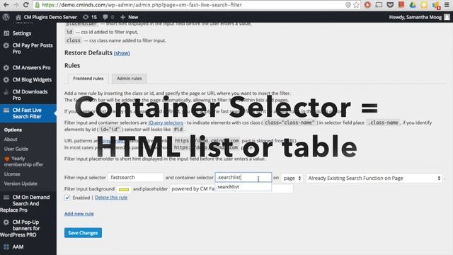 Add a Live Search Filter to Your WordPress Site | WordPress Plugin Tutorial - CreativeMinds смотреть онлайн