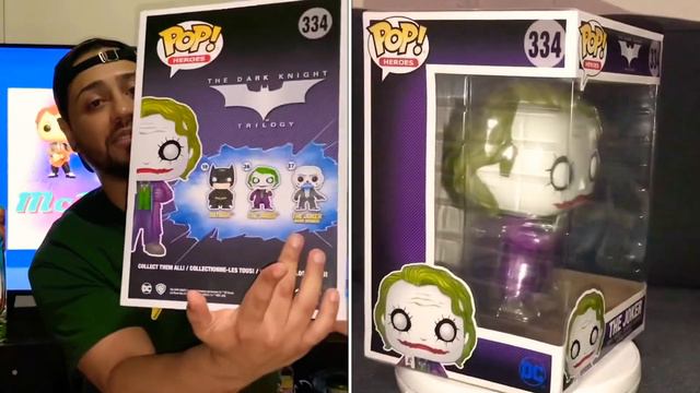 Dark Knight Joker 10 inch Funko Pop смотреть онлайн