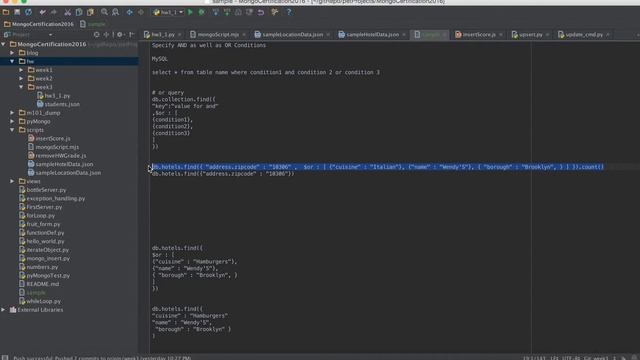 MongoDb Tutorial 13 : How to Specify AND as well as OR Conditions смотреть онлайн