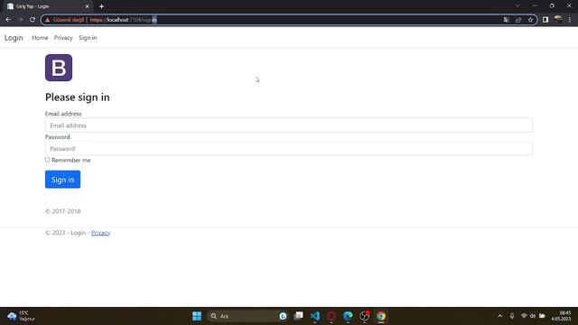 Asp.net Core MVC log-in log-out смотреть онлайн