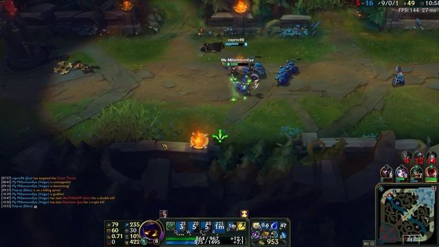 Veigar crushing enemy bot lane low level smurfing смотреть онлайн