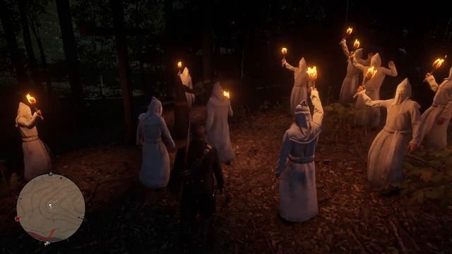 Crazy guys of Ku Klux Klan in rdr 2 set themselves on fire смотреть онлайн