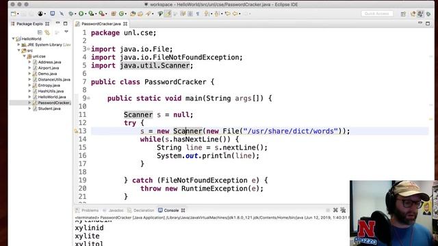 1.12 - Quick Intro to Java - Exercise: Password Cracking смотреть онлайн