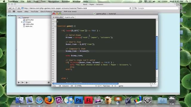 Create a game with PHP (Part 1) смотреть онлайн