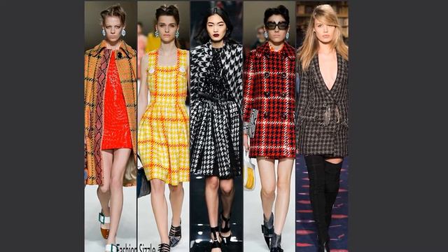 Цветная клетка главный принт осени смотреть онлайн