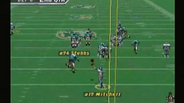 NFL Quarterback Club 97 Sega Saturn; Detroit Lions VS. Miami Dolphins смотреть онлайн