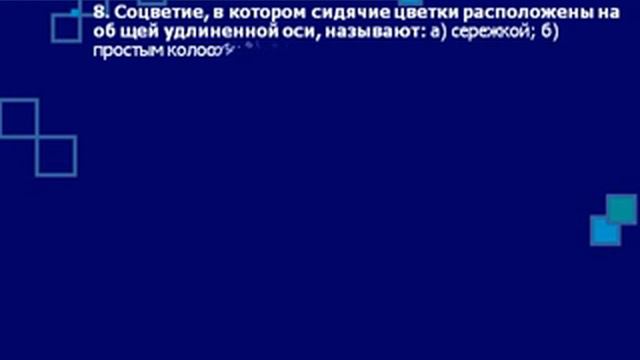 Занимательный урок по теме Соцветия.AVI смотреть онлайн