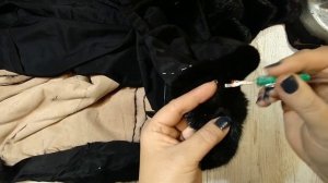 Ремонт шубы.Как по низу шубы поставить резинку.