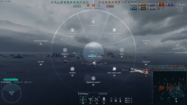 Menacing Shokaku - World Of Warships X Azur Lane Mod смотреть онлайн