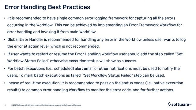 Error Handling | webMethods.io Integration смотреть онлайн
