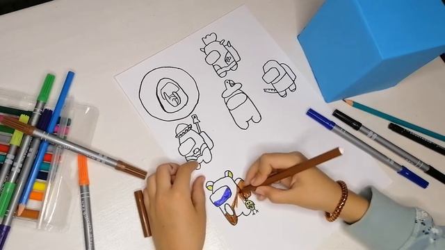 Копилка Амонг Ас своими руками МК от Маши смотреть онлайн